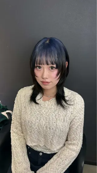 ミディアム カラー デザインカラー/ハイ トーン/konomiのヘアスタイル