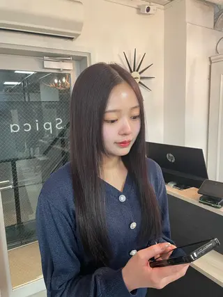 ロング カラー girly/柔らか カラーMitsukiのヘアスタイル