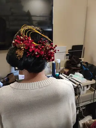 ヘアアレンジ insence glue所属・和髪もできる崩れない 盛れるヘアメ🌻弥生のヘアスタイル