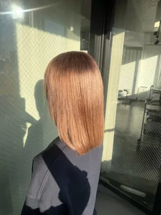 ミディアム カラー 🫟ブリーチモデル/ 透明感カラー /みきのヘアスタイル