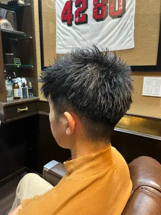 ショート メンズ UNTRACE -BARBER SHOP所属・工藤 千織のヘアスタイル