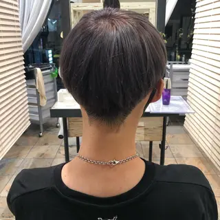 ショート カラー パーマ メンズ メンズサロン💈 吉岡陽【中野】のヘアスタイル