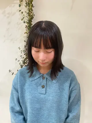 ミディアム ブリーチ/eye/ カット/ココミ🧚のヘアスタイル