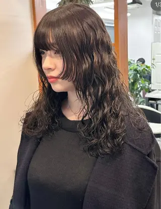 ロング パーマ 澤田 健汰のヘアスタイル