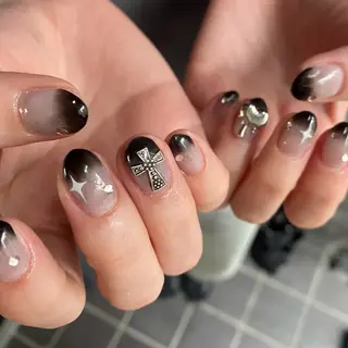 ネイル ゆびノさき茨木店 ニュアンス/アートのネイルデザイン