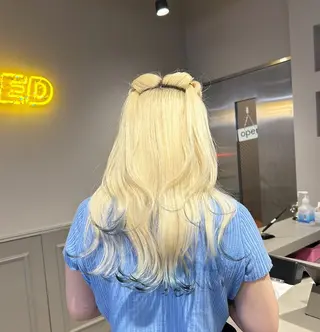 ロング カラー 韓国/トレンド レイヤー【101】のヘアスタイル