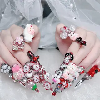 ネイル MoMoA Nail ネイル長さ出し専門店のネイルデザイン