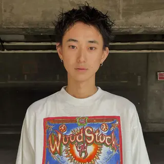 ショート パーマ メンズ スパイキーショート/ メンズヘア/hugeのヘアスタイル