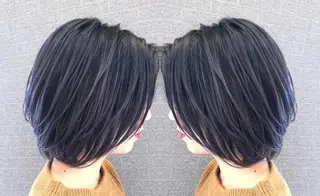 ショート カラー ヘアアレンジ アンドウ ユウ/ レイヤーカット/韓国のヘアスタイル