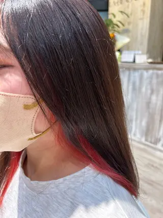 ロング カラー LA・BEAU 赤羽店所属・千葉 優奈のヘアスタイル