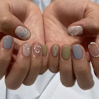 ネイル sharesalon    room59所属・nozomi 🌙のネイルデザイン