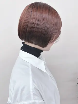 ショート 小顔ボブ/お悩み解決 /ボブパーマ/とういのヘアスタイル