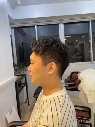 メンズ 木下英治/ウルフ /レイヤー/銀座のヘアスタイル