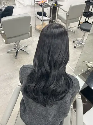 セミロング カラー ♡透明感/艶カラー /haruka♡のヘアスタイル