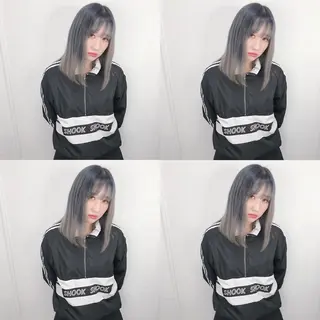 ミディアム カラー ヘアアレンジ ブリーチ/ヘアケア 🪞TAKUMA🪞のヘアスタイル