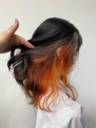 ミディアム ワインレッド 🍒KAHOのヘアスタイル