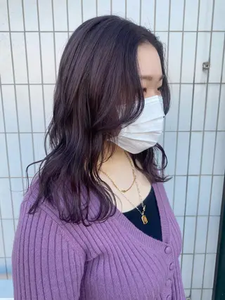 セミロング YUIMARL岡山店 MIRAIのヘアスタイル