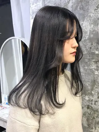 セミロング カラー Piaコータロー ハイトーン&‪ボブのヘアスタイル