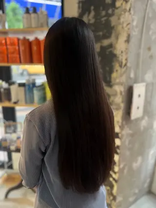 ロング 向井 友菜のヘアスタイル