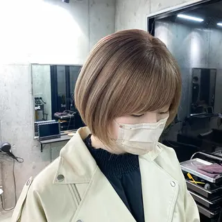ショート カラー 大宮 / ボブ特化 永井竜也のヘアスタイル