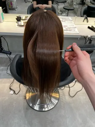 ロング 池袋/似合わせ/縮毛 髪質改善【ugen】のヘアスタイル