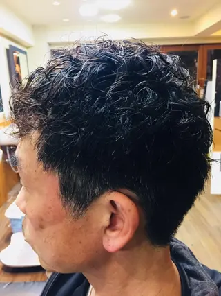 パーマ メンズ カット&リラクゼーションサロンA/Z所属・メンズカット kimotoのヘアスタイル