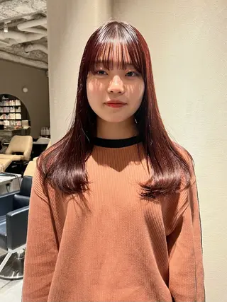 カラー hishida akiho  🩰のヘアスタイル