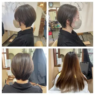 ショート 磧本 祐里恵のヘアスタイル