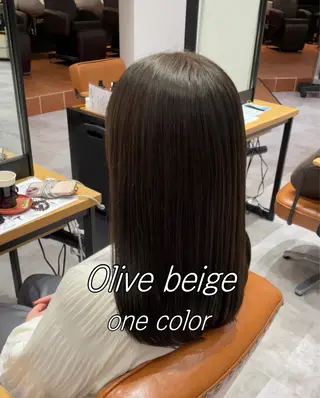 カラー 自然と惹かれる🪷 艶カラー/茉優♩のヘアスタイル