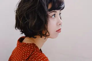 ショート カラー パーマ 💙あかみね 💙（mine）のヘアスタイル