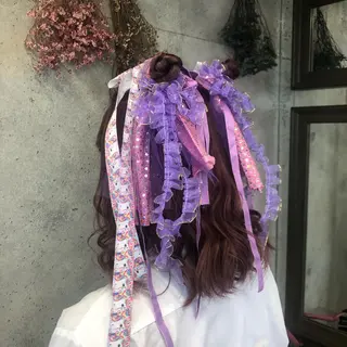 ヘアアレンジ wakana 【ブリーチカラー】のヘアスタイル