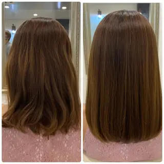 セミロング ツバサ 髪質改善のヘアスタイル