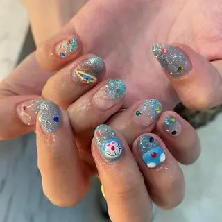 ネイル nano/きもかわ nail🐬🫧のネイルデザイン