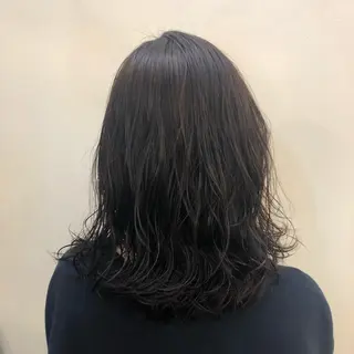 ミディアム パーマ レイヤー/ハイトーン 🧸SENAのヘアスタイル
