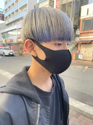 ショート カラー メンズ 韓国ヘア🦋 MIYUのヘアスタイル