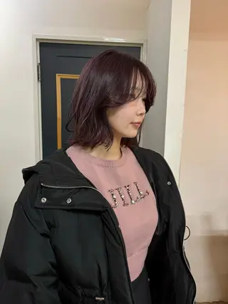 ミディアム カラー takada kohのヘアスタイル