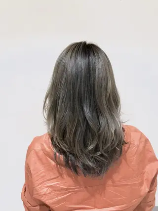 ミディアム カラー パーマ ヘアアレンジ 【ツヤ髪美容師】 ツダケイスケのヘアスタイル