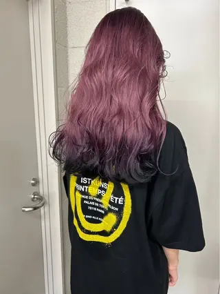 ロング カラー 透明感ダブルカラー/ 諸岡ひばりのヘアスタイル