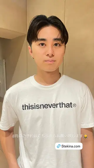 ショート メンズ メンズ専門✂️ ROW徳田浩二のヘアスタイル