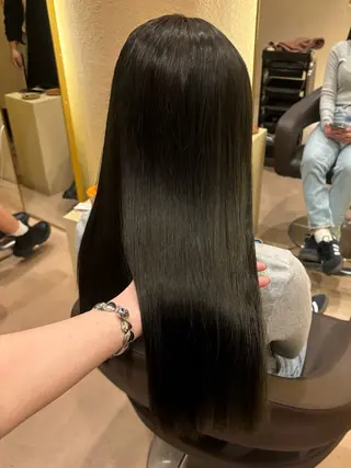 ロング カラー Eliss 堀江所属・暖色カラー🎀 門内 梨真のヘアスタイル