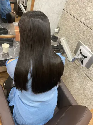 ロング カラー 西田辺/ タカスナオヤのヘアスタイル