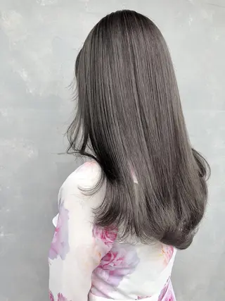 ロング カラー グレージュカラー✨ 藤生 和宏のヘアスタイル