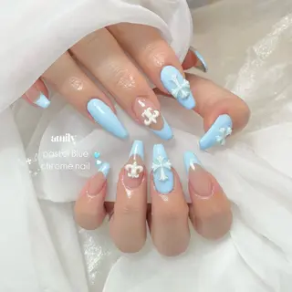ネイル amily所属・🤍𐙚 ‌˚ YURIKOのネイルデザイン