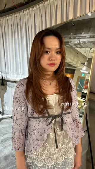 ロング カラー ショートカット募集中 /NAGISAのヘアスタイル