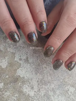 カラー AURA nailartのネイルデザイン