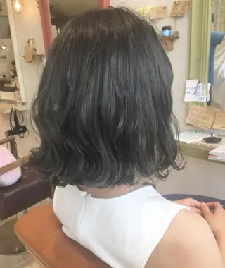 ミディアム カラー nakahara madokaのヘアスタイル