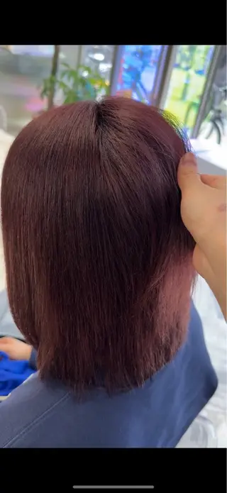 セミロング カラー 冬っぽカラー/ マツエク/ゆきなのマツエク・マツパデザイン