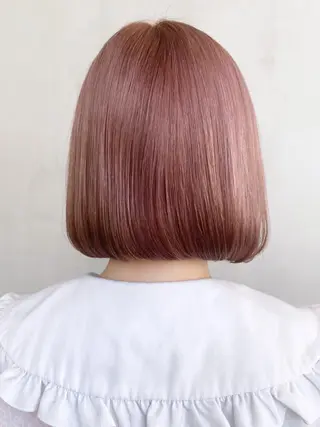 ミディアム カラー パーマ ヘアアレンジ ITbyALBUM 中野店のヘアスタイル