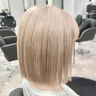 セミロング カラー MiL所属・✨ハイトーン✨ 濱田知孝のヘアスタイル