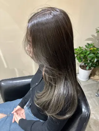 カラー CHIHO💚羽エク /マツエクのヘアスタイル